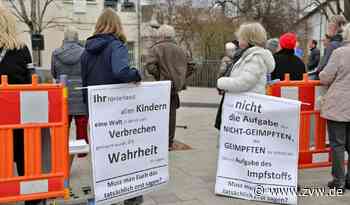 Impfgegner in Kernen-Stetten: Über 50 Personen protestieren gegen Impfpflicht - Zeitungsverlag Waiblingen