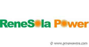 ReneSola Power Files 2021 Annual Report on Form 20-F