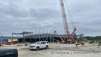 Milestone: Steel frame completed for future Rivers Casino Portsmouth