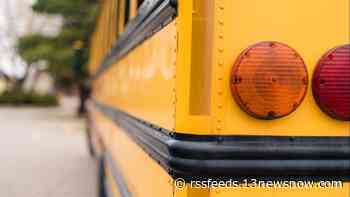 Driver steers school bus into ditch to avoid gunshots