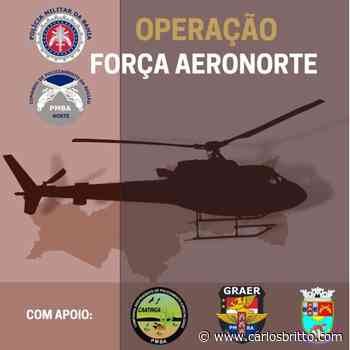 PMBA fará coletiva para esclarecer operação com helicóptero em Juazeiro - Carlos Britto
