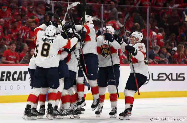 Panthers Beat Capitals in Overtime in Game 4, Tie Series