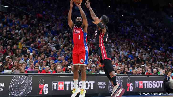 Harden, Embiid Power 76ers Past Heat, Even Series 2-2