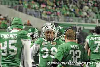 Veteran Charleston Hughes re-signs with Saskatchewan Roughriders - Dawson Creek Mirror
