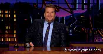 James Corden Calls Trump a ‘Scam Account’