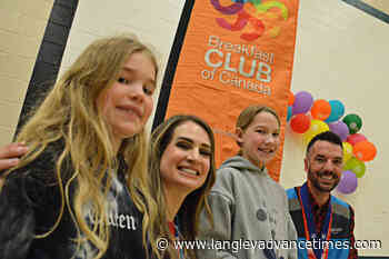 Olympians visit Langley school for breakfast program kick-off – Langley Advance Times - Langley Advance Times