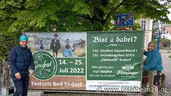 Gautrachtenfest des Gauverbandes 1 im Juli 2022 in Bad Endorf. Vorbereitungen laufen auf Hochtouren