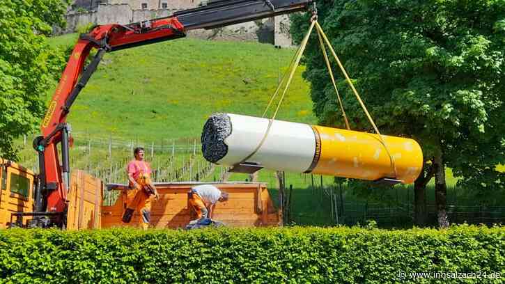 „Riesenkippe“ soll für Aufmerksamkeit sorgen  - Start des Projekts „Burghausen kippenfrei“