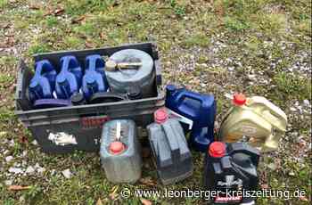 Ordnungsamt Leonberg: Von Ölkanistern und anderem Müll - Leonberger Kreiszeitung - Leonberger Kreiszeitung