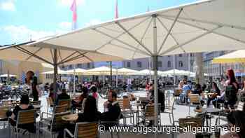Hier genießen die Augsburger die sommerlichen Temperaturen