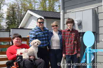 Family of 4 celebrates their new affordable home in North Saanich - Victoria Buzz