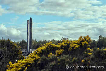 Aerospace biz Orbex shows off a prototype Prime on its Scottish stand