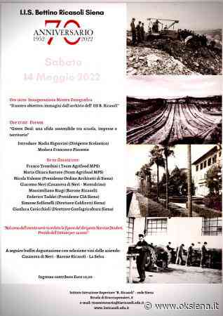 ISTITUTO AGRARIO RICASOLI SIENA: IL 70ESIMO ANNIVERSARIO SABATO 14 MAGGIO - oksiena.it