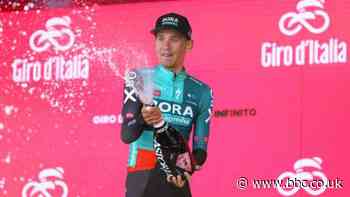 Giro d'Italia: Spain's Juan Pedro Lopez is new Giro race leader as Lennard Kamna wins stage four