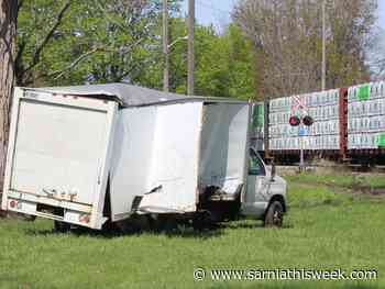 Cube van struck by freight train in Chatham - Sarnia and Lambton County This Week