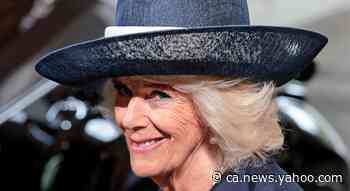 Camilla elegant as ever while supporting Charles at State Opening of Parliament - Yahoo News Canada