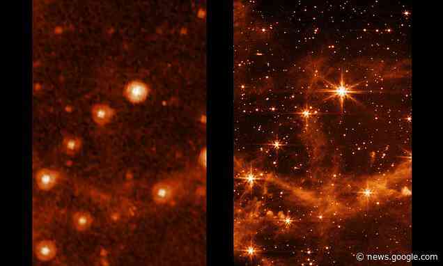 Crisp image of a nearby galaxy captured by James Webb Space Telescope - Daily Mail