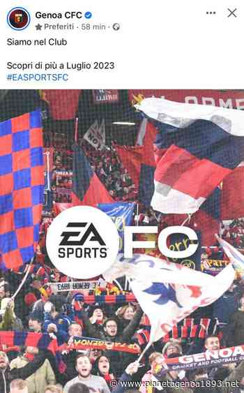 Genoa già nel futuro tecnologico con EA Sports - PianetaGenoa1893 - Pianetagenoa1893.net