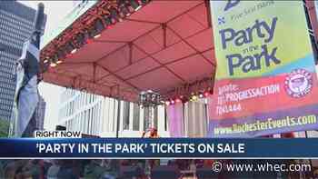 Tickets on sale for Party in the Park