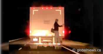 Norfolk OPP lay charge after person rides on back of truck along Highway 24