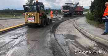 Lavori di asfaltatura anche all'ingresso di Cuneo - La Guida - LaGuida.it