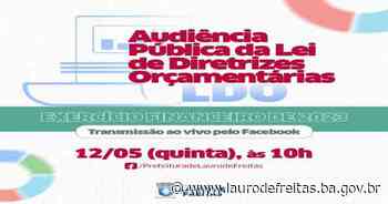 Prefeitura de Lauro de Freitas convida a população para audiência pública da LDO 2023 nesta quinta-feira (12) - Prefeitura de Lauro de Freitas (.gov)