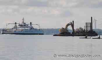 Wolfe Island dredging moving along nicely - Dredging Today