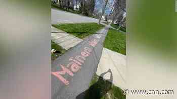 Susan Collins calls police over sidewalk-chalk message outside her Maine home