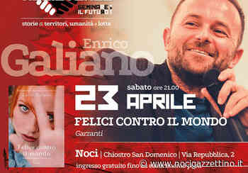 23 aprile: Enrico Galiano presenta "Felici contro il mondo" - NOCI gazzettino