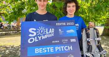 Leerlingen ontwerpen rugzak voor blinden en vallen in de prijzen - Het Laatste Nieuws