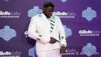 Panthers agree to 4-year deal with former NC State Wolfpack lineman Ikem Ekwonu