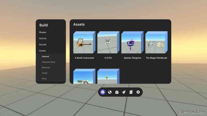 Horizon Worlds Adds Asset Library For Easier VR World-Building