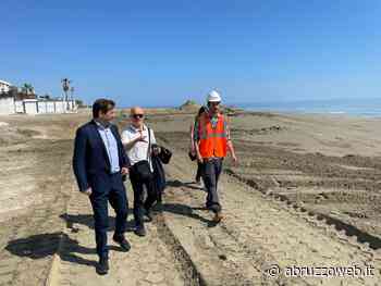 ALBA ADRIATICA, QUARESIMALE VISITA CANTIERE SPIAGGIA DI ALIMENTAZIONE: "ALLUNGAMENTO DI 500 METRI" | Ultime notizie di cronaca Abruzzo - Abruzzoweb.it