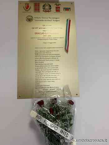 Foligno, commemorazione del partigiano Eraclio Cappanini - Il quotidiano che racconta l'Umbria - Umbria Cronaca