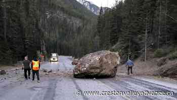 Delays along Highway 93 near Radium due to boulder - Creston Valley Advance
