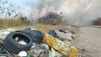 Se incendia basurero clandestino en Villahermosa - XeVT 104.1 FM | Telereportaje