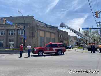 Portion of Buffalo Juneteenth HQ building facade crumbles to ground