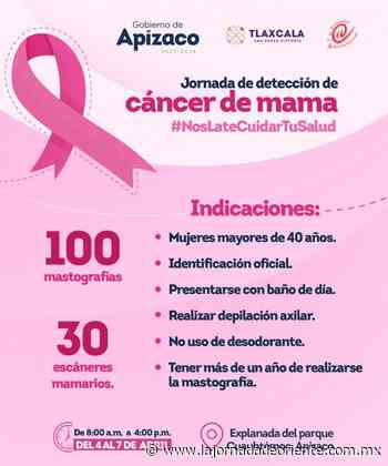 Acerca gobierno de Apizaco servicios de salud gratuitos a los ciudadanos - Tlaxcala - La Jornada de Oriente