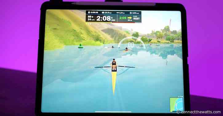 A “Zwift for Rowers”: the EXR Rowing App, now also available on Apple TV