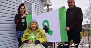Pictou County trio combines talents to make Lyme awareness flag - Saltwire