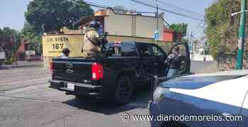 Mediante operativo de la UECS y balacera, caen en Cuernavaca dos extorsionadores - Diario de Morelos