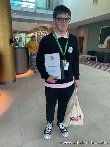 Young sports hero with multiple disabilities receives Rotary Award - St Helens Star