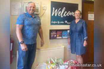 Couple delivers food donations to St Helens Foodbank on wedding day - St Helens Star