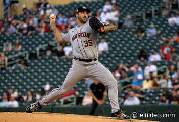 Justin Verlander iguala a Randy Johnson tras coquetear con no-hitter - El Fildeo