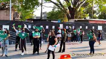 En marcha, feministas en Iguala piden a diputados votar por despenalizar el aborto - El Sur de Acapulco