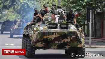 Sri Lanka crisis: Ex-PM flees to naval base as arson attacks spread