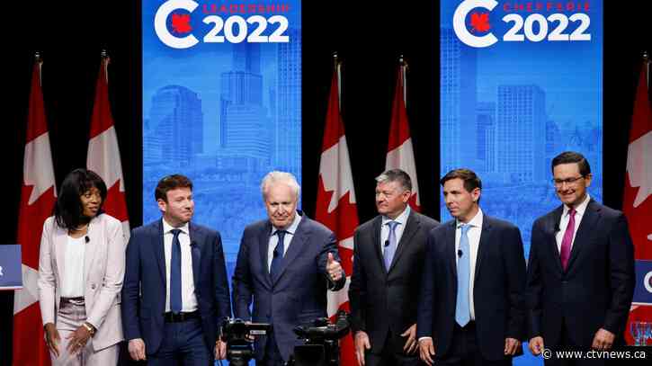 Conservative leadership: Poilievre fends off attacks, candidates debate future of party