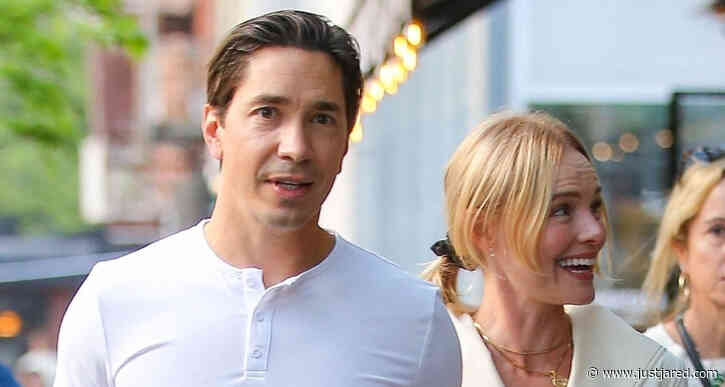 Kate Bosworth & Boyfriend Justin Long Hold Hands During Lunch Date in NYC