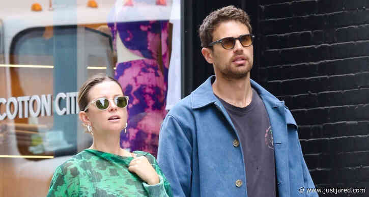 Theo James Steps Out in NYC with Wife Ruth Kearney Ahead of 'The Time Traveler's Wife' Debut