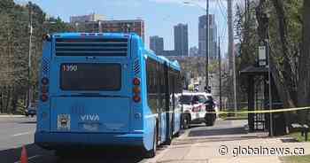 Suspect recorded stabbing outside of transit bus in Vaughan before fleeing: police - Global News